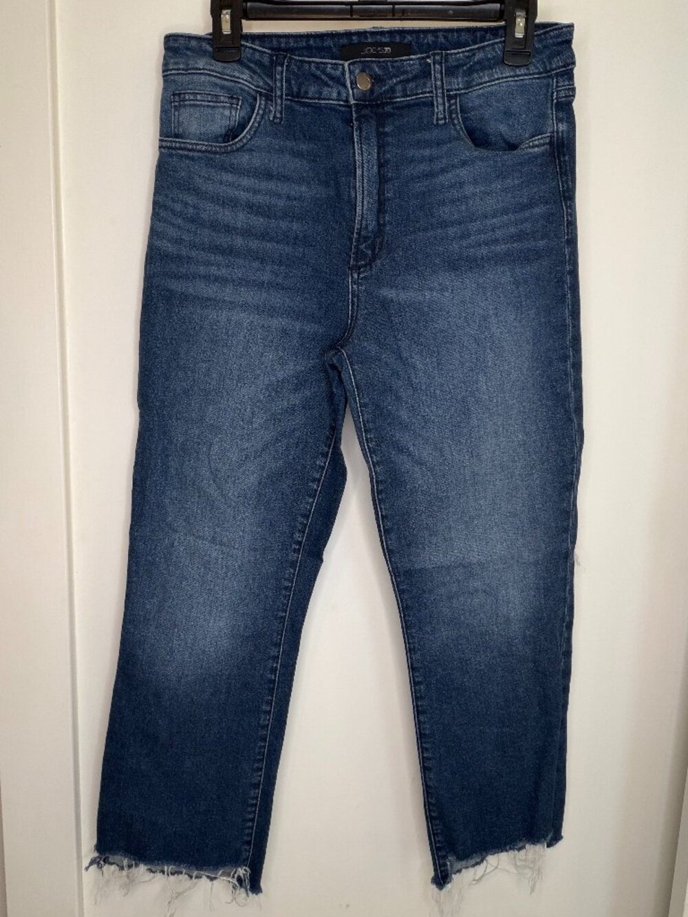Joe's Women's High Rise Crop Boot Cut Frayed Hem Jeans - Size 31